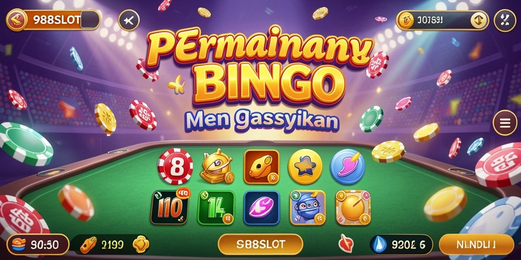Tampilan gameplay seru dari 988SLOT saat bermain Bingo.