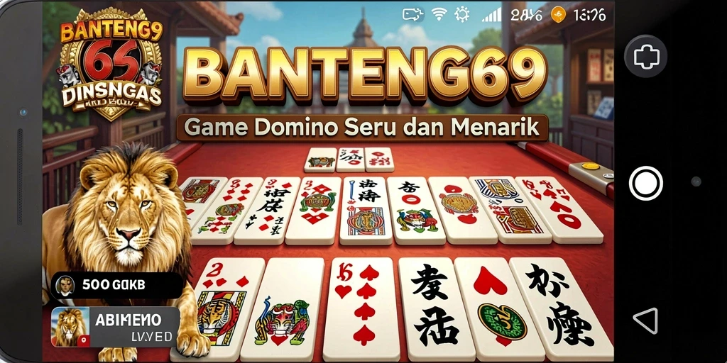 Tampilan gameplay seru dari BANTENG69 dengan antarmuka yang menarik.