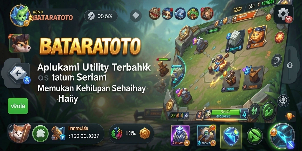 Tampilan antarmuka BATARATOTO yang intuitif dan mudah digunakan.