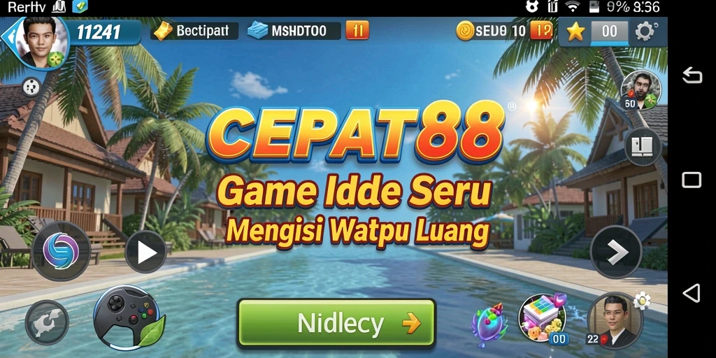 Screenshot gameplay CEPAT88 yang mendebarkan dan interaktif.
