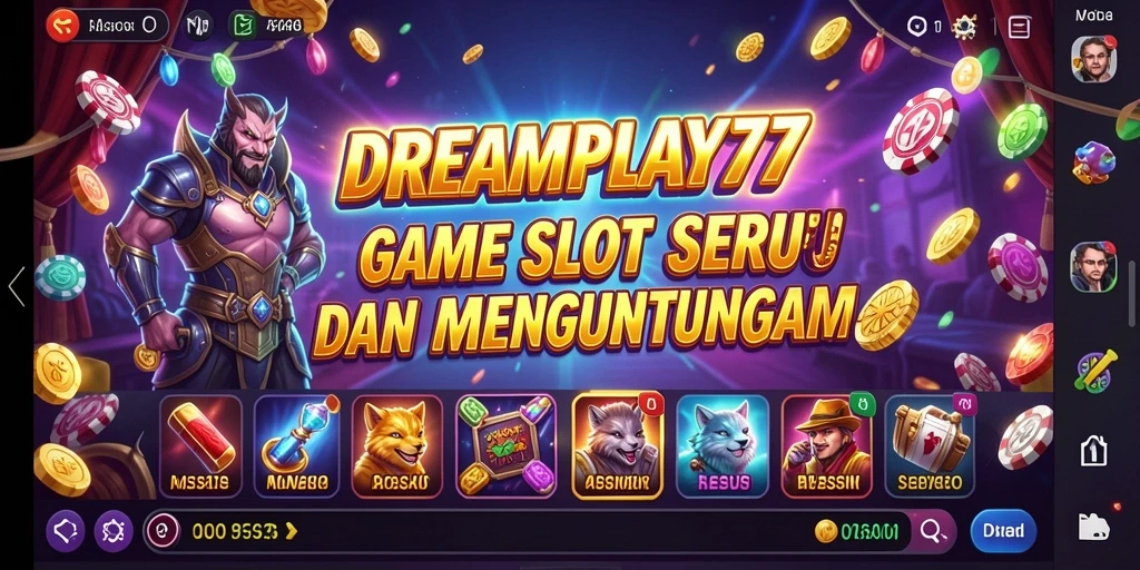 Tampilan gameplay Slot yang menarik dari DREAMPLAY77.