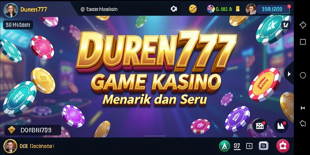 Screenshot gameplay DUREN777 menampilkan keseruan permainan Kasino.