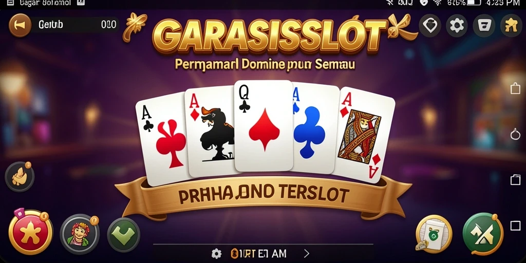 Tampilan menarik dari gameplay domino GARASISLOT.