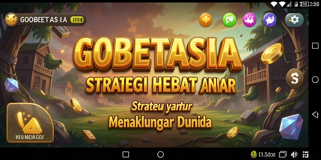 Screenshot GOBETASIA menampilkan aksi penuh strategi di battlefield.