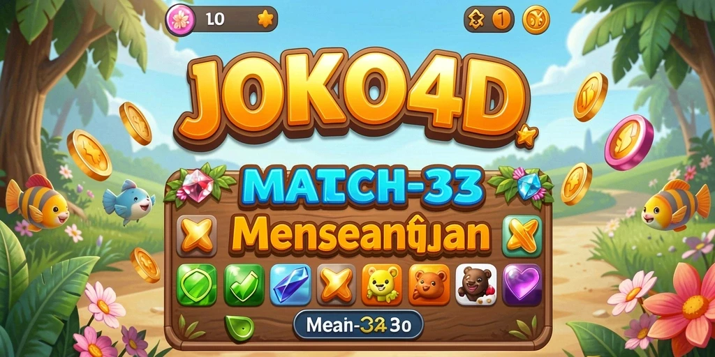 Tampilan gameplay seru JOKO4D dengan desain warna-warni.