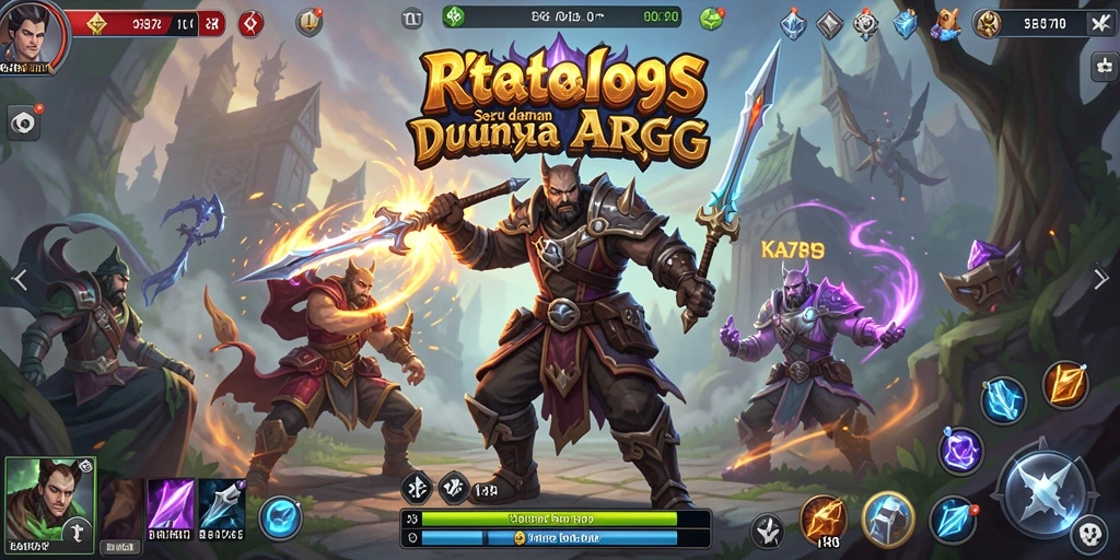 Screenshot utama KA789 menampilkan aksi seru dalam pertarungan ARPG.