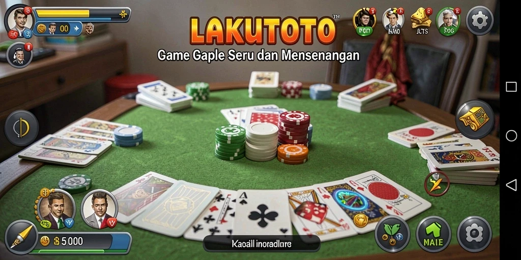 Tampilan gameplay seru di <strong>LAKUTOTO</strong> dengan pemain yang kompetitif.