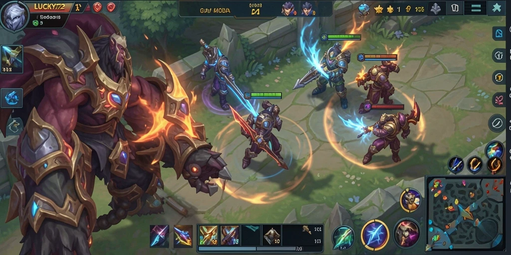 Gameplay seru dan karakter unik di LUCKY72