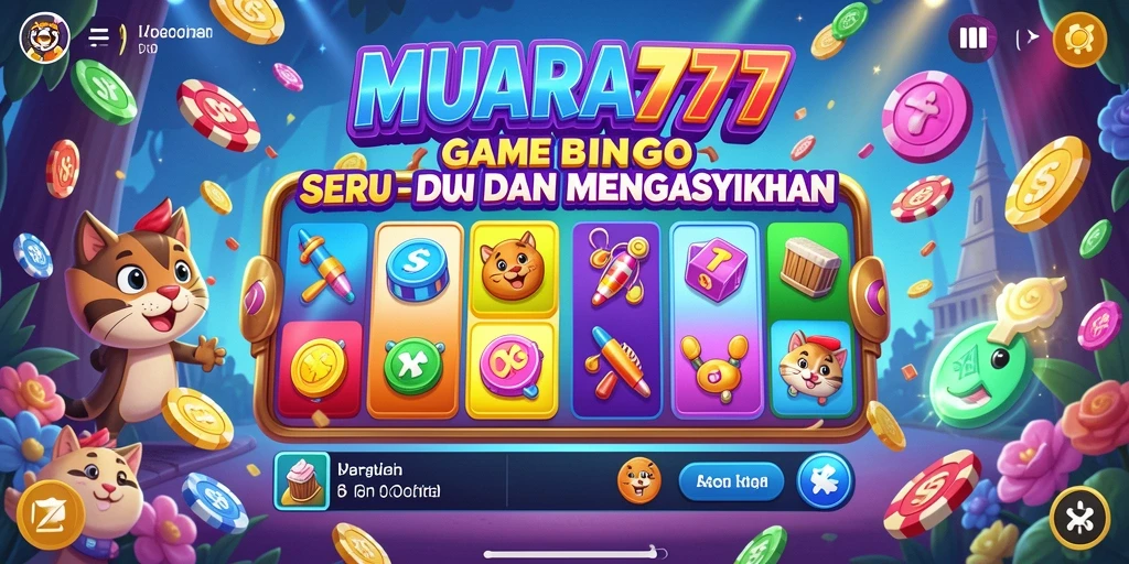 Screenshot utama MUARA777 menampilkan momen seru saat bermain Bingo.