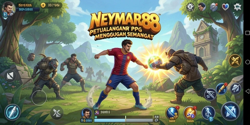 Tampilan gameplay RPG yang seru dan mendebarkan dari NEYMAR88.