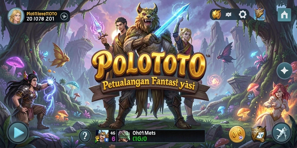 Tampilan gameplay seru dan interaktif di POLOTOTO, menyajikan petualangan fantastis.