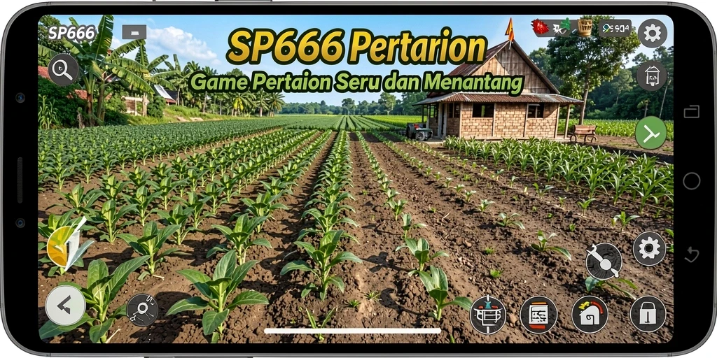 Tampilan gameplay SP666 yang seru dan menantang dalam dunia pertanian.