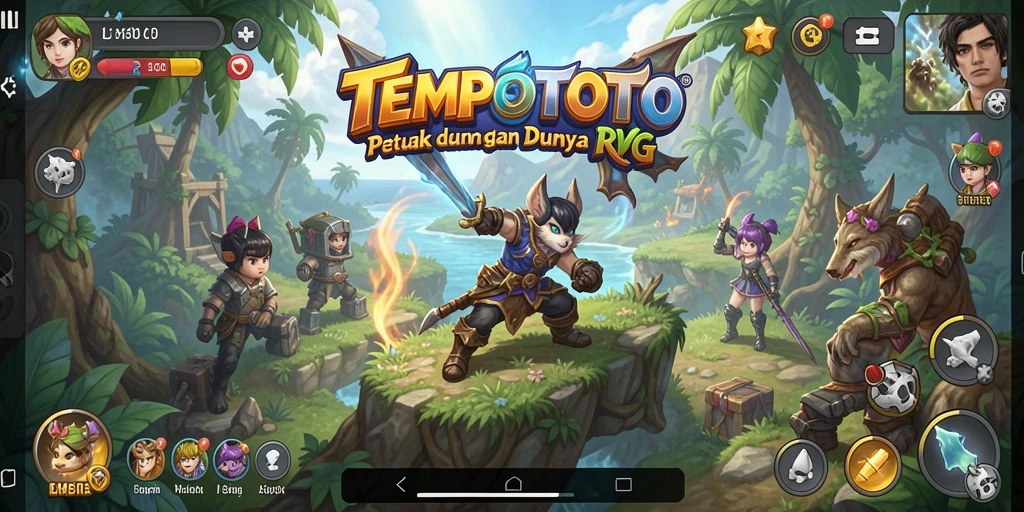 Gameplay TEMPOTOTO yang seru dan menegangkan dalam dunia RPG.