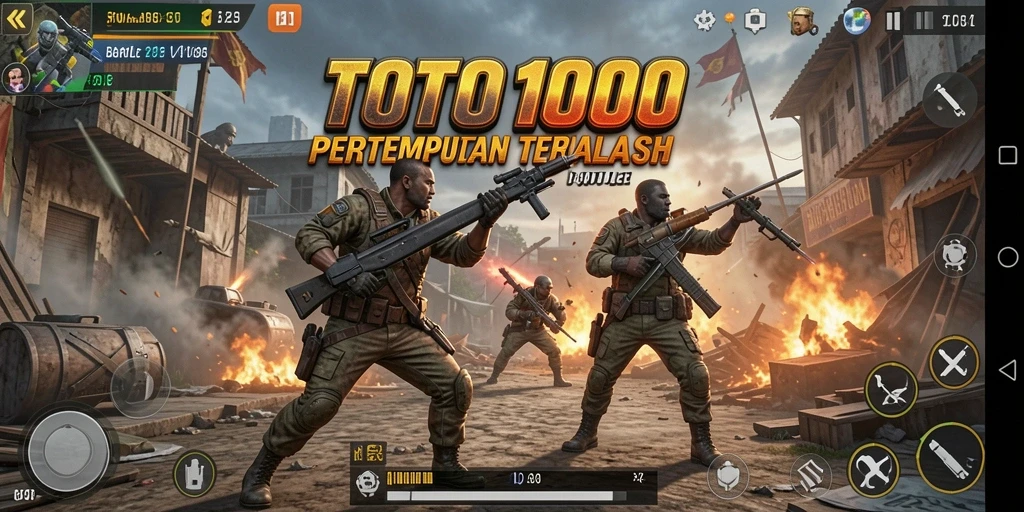 Tampilan seru pertarungan dalam TOTO1000 Battle Royale.