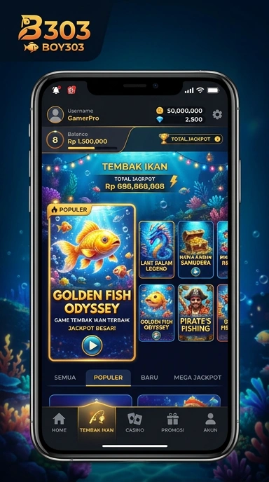 Screenshot aplikasi boy303 menunjukkan berbagai kategori aplikasi yang tersedia.